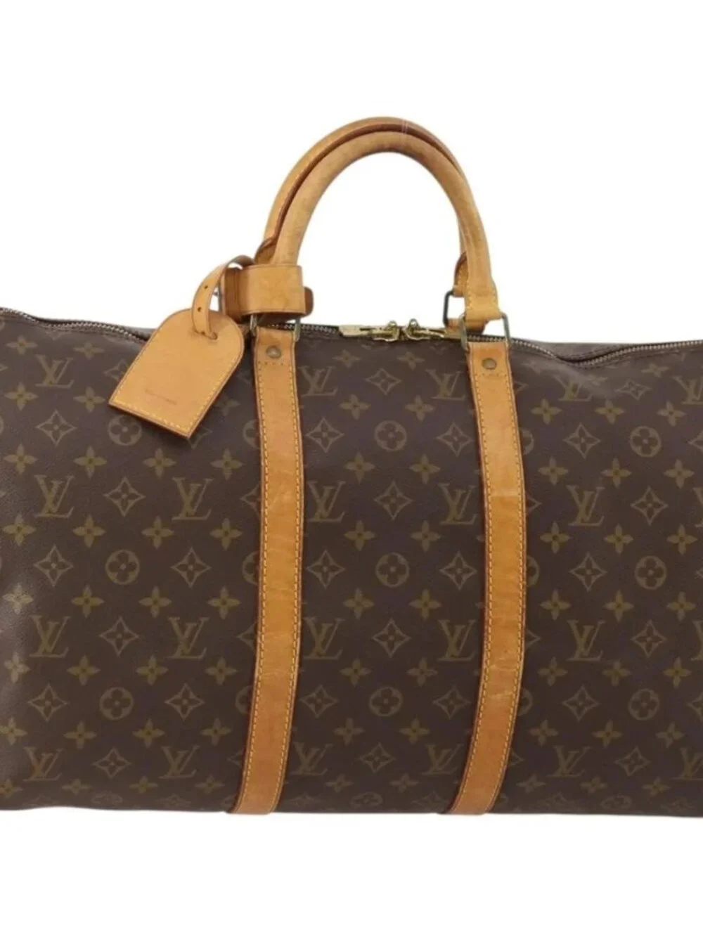 LOUIS VUITTON Monogram Keepall 50 Boston Bag M41426 LV Auth ka4255